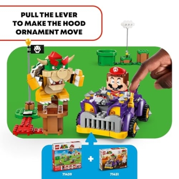 LEGO Super Mario Bowser’s Muscle Car Expansion Set for Kids 8+