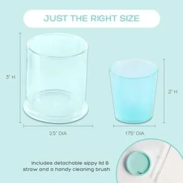 grabease Straw Cup for Baby Feeding Sippy Cups Toddler Sippy Cups, BPA-Free & Phthalate-Free for Bab...