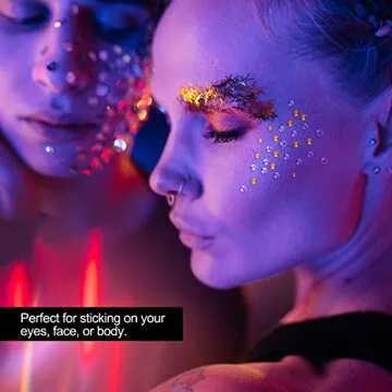 YNLJGC Face Gems - Sparkling Rhinestones for Makeup