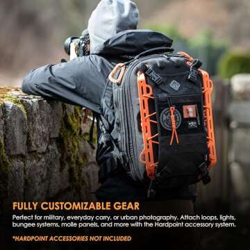 HAZARD 4 Pillbox(TM) Hard-Shell Optics/CCW Pack - Black, Model:BKP-PBX-BLK