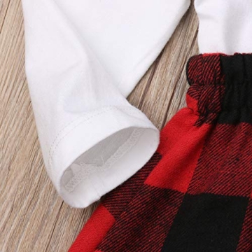 Mubineo Toddler Girl Christmas Plaid Dress Outfit
