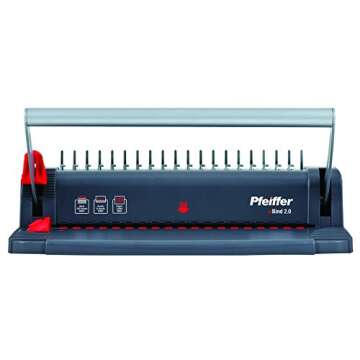 Pfeiffer Plastic Binding Machine uBind 2.0 for Home & Office