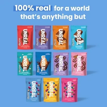 Unreal Dark Chocolate Peanut Gems | Vegan & Non-GMO Snack