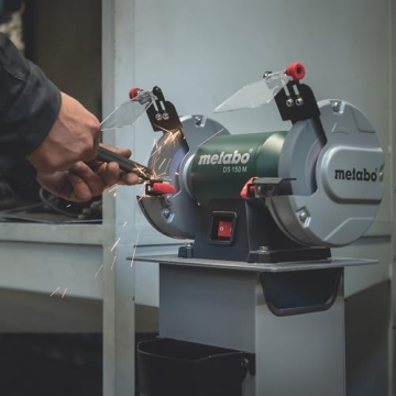 Metabo 6-Inch Grinder | Low-Noise | 370 W | Adjustable Shields