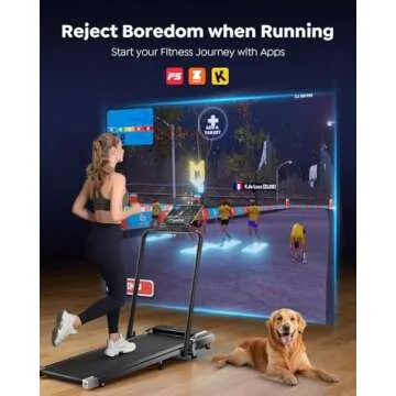 Acezoe Foldable Walking Pad Treadmill with Incline