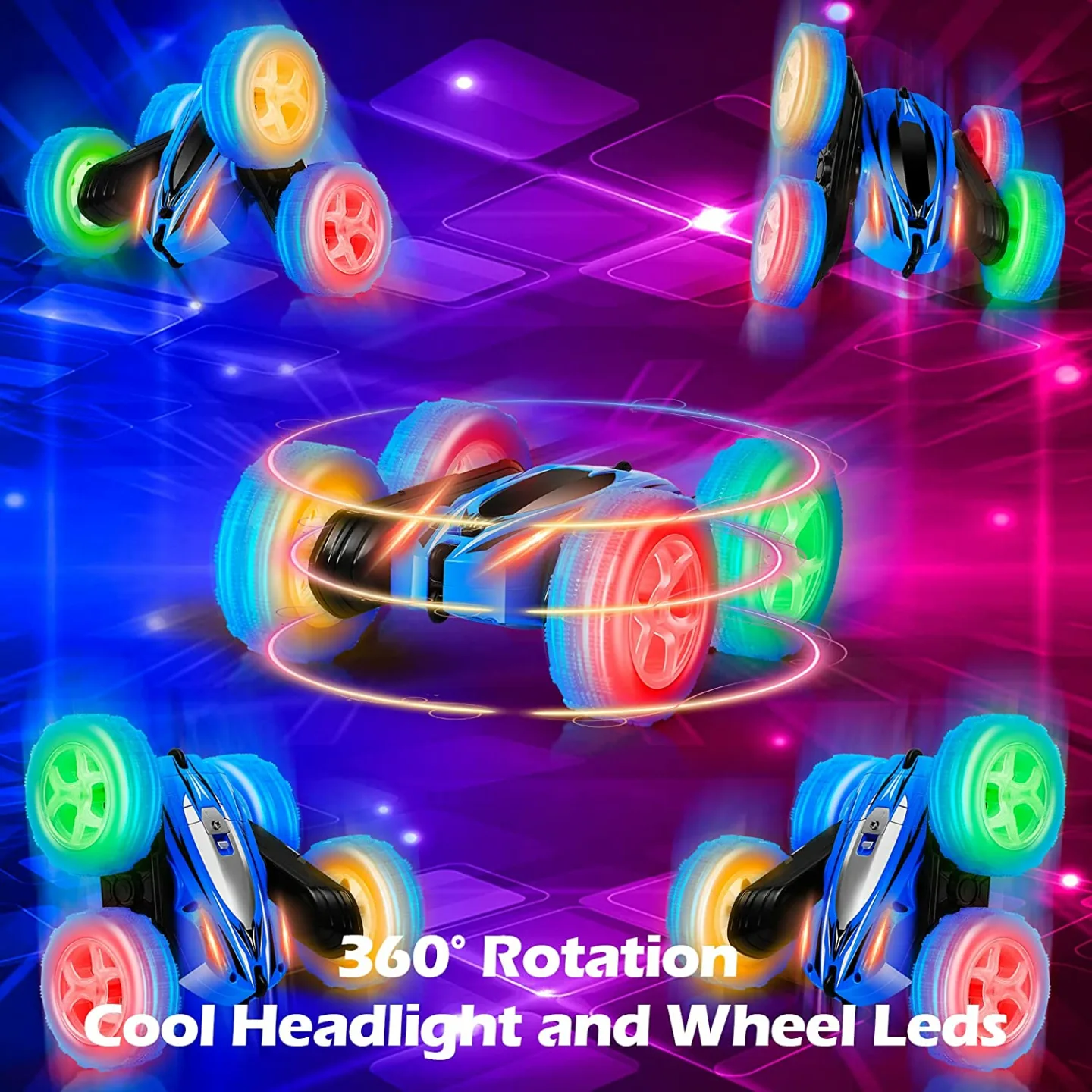 Flymevac 360° Remote Control Stunt Car for Kids