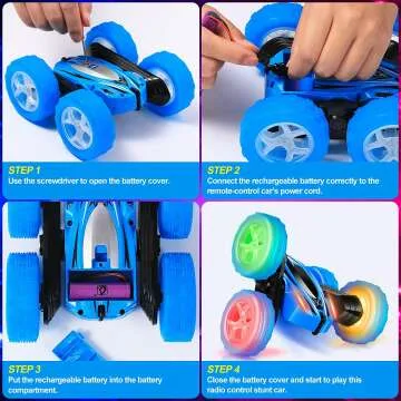 Flymevac 360° Remote Control Stunt Car for Kids