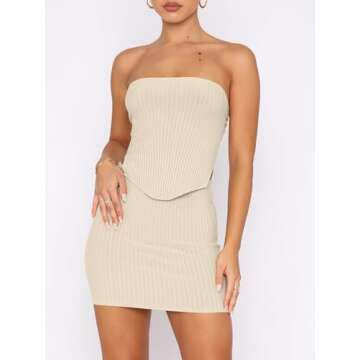 Stylish ANRABESS Women 2 Piece Summer Set for Any Occasion