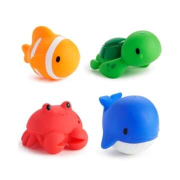 Munchkin® Ocean™ Squirts Baby Bath Toy, 4 pack