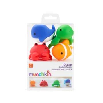 Munchkin® Ocean™ Squirts Baby Bath Toy, 4 pack