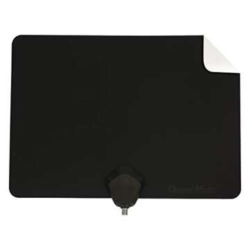 Channel Master Flatenna - Ultra-Thin Indoor TV Antenna with Dual Sides and 35 Mile Range