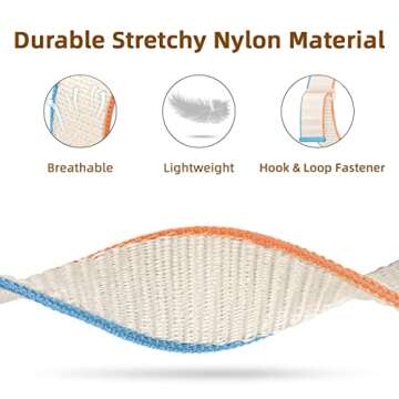 WJK Compatible with Christmas Apple Watch Band 40mm 38mm 41mm 42mm 45mm 46mm 49mm Women Men, Nylon S...