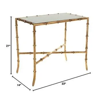 SAFAVIEH Home Collection Margaret Brass and Iron End Table