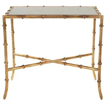 SAFAVIEH Home Collection Margaret Brass and Iron End Table