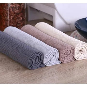 Super Absorbent Cotton Kitchen Towels Set of 4 - PY Home & Sports