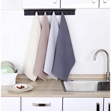 Super Absorbent Cotton Kitchen Towels Set of 4 - PY Home & Sports