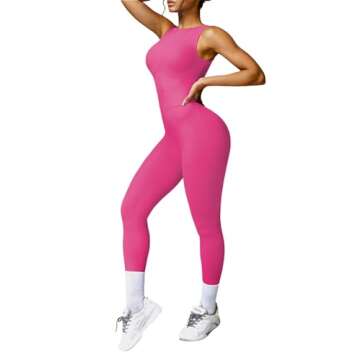 OEAK Women's Scrunch Butt Jumpsuit - Stylish Workout Essential