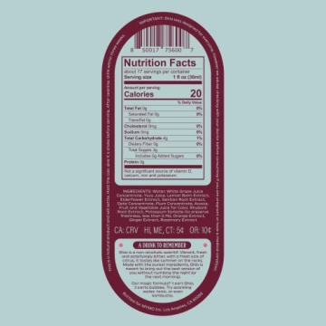 Ghia Non-Alcoholic Botanical Apéritif Cocktail Mixer