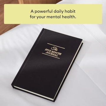 5-Minute Journal for Mindfulness and Gratitude Daily Reflection