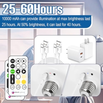 Wireless Battery Operated Brass Wall Sconces Set of Two