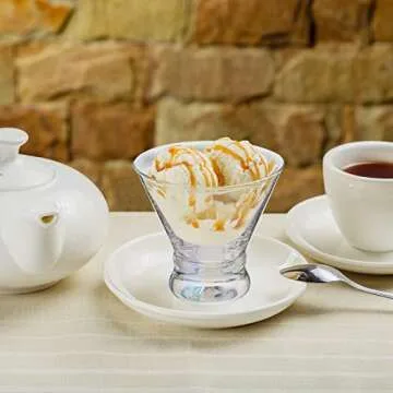 Elegant 8 Piece Martini Glass Set with Heavy Base