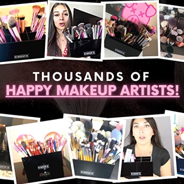 Stylish Acrylic Makeup Brush Holder for Organization