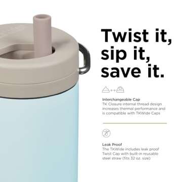 Klean Kanteen TKWide 12oz Insulated Water Bottle