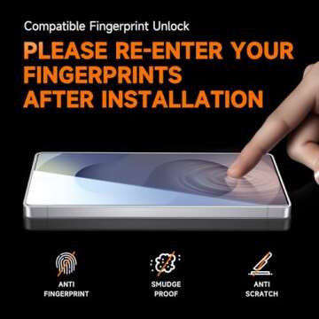 MAGIC JOHN 2 Pack for Samsung Galaxy S25 Ultra Tempered Glass Screen Protector, Bubble Free, Easy Installation, Auto Dust-Elimination