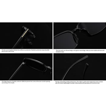 Stylish HEPTAGRAM 7 Rectangle Sunglasses for All