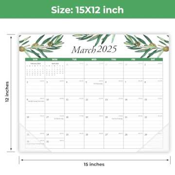 Calendar 2025 - Magnetic Calendar for Fridge, Runs From January 2025 to June 2026, Fridge Calendar 2...