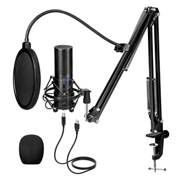 TONOR USB Gaming Microphone Kit | Perfect for Streaming and Podcasting