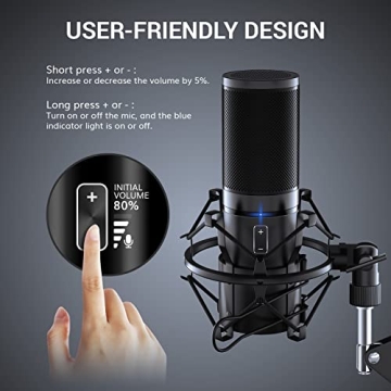 TOP Rated TONOR USB Microphone for Game and Stream