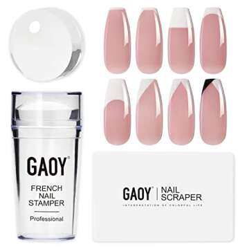 GAOY Gel Top and Base Coat Set for Perfect Manicure