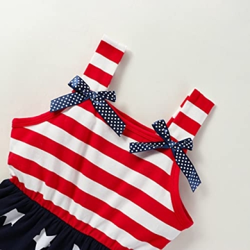 LYQTloml Toddler 4th of July Dress for Girls