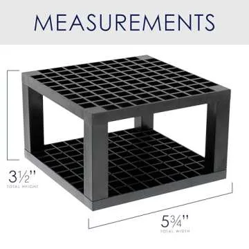 U.S. Art Supply 96 Hole Plastic Organizer for Art Supplies