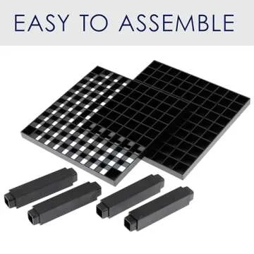 U.S. Art Supply 96 Hole Plastic Organizer for Art Supplies