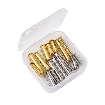 KISSITTY Multi-Strand Brass Magnetic Slide Lock Clasps