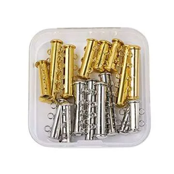 KISSITTY Multi-Strand Brass Magnetic Slide Lock Clasps