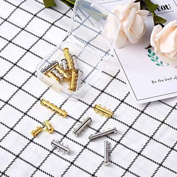 KISSITTY Multi-Strand Brass Magnetic Slide Lock Clasps