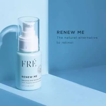 Anti Aging Serum, Renew Me by FRE Skincare - Niacinamide Serum with Bakuchiol - Anti Wrinkle Serum, Increases Firmness & Elasticity for Younger & Smoother Looking Skin - Cruelty-Free