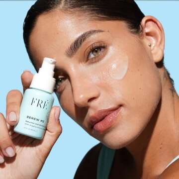 Anti Aging Serum, Renew Me by FRE Skincare - Niacinamide Serum with Bakuchiol - Anti Wrinkle Serum, Increases Firmness & Elasticity for Younger & Smoother Looking Skin - Cruelty-Free