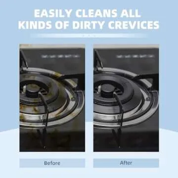 TQRR Hard Bristle Crevice Cleaning Brush-Thin Gap Cleaning Brush, Small Cleaning Brush, Grout Brush, Kitchen Brush, Cleaning Tools for Toilet, Bathroom, Home, Bathtub, Sink, Household, Window (3)