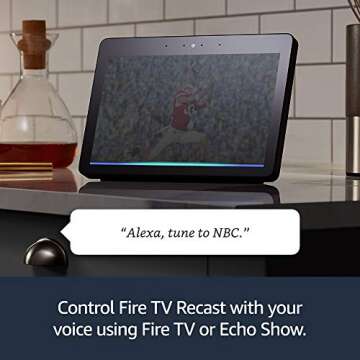 Fire TV Recast, over-the-air DVR, 500 GB, 75 hours, DVR for cord cutters