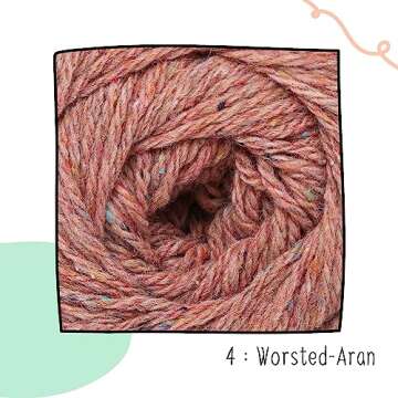 La Mia Re-Tweed Melange Yarn: Ideal 40% Wool Blend