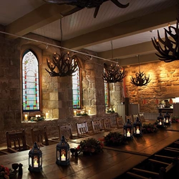 SHYMERY Mini Lanterns with Flickering LED Candles