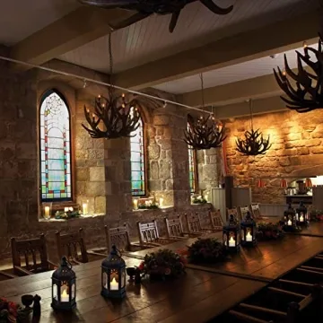 SHYMERY Mini Lanterns with Flickering LED Candles