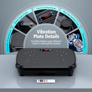 PUREROYI Vibration Plate for Lymphatic Drainage & Fitness