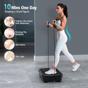 PUREROYI Vibration Plate for Lymphatic Drainage & Fitness