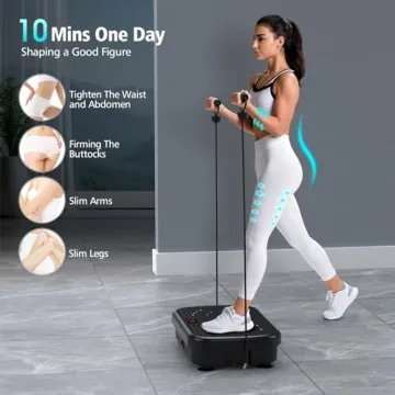 PUREROYI Vibration Plate for Lymphatic Drainage & Fitness