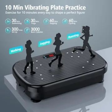 PUREROYI Vibration Plate for Lymphatic Drainage & Fitness